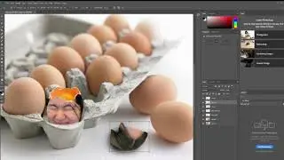 Egg Crack - Photoshop Speed Edit