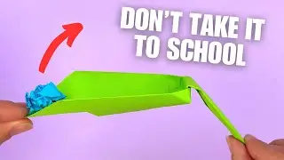 EASY catapult craft idea / Paper crafts / Paper DIY