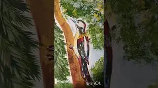 Дятел (петриківський розпис)