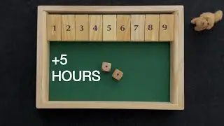 ASMR Shut The Box +5 Hours 💤🎲 (For Sleep & Relaxation)