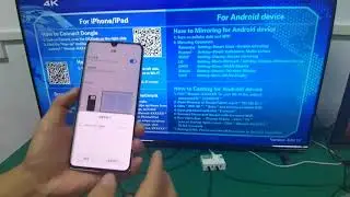 Koogold Wireless Display HDTV Dongle Mirroring Operations of Android Phone with Miracast/Airplay