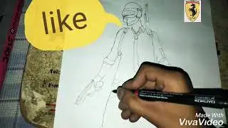 How to Draw pubg player