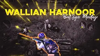 Waalian - Harnoor || BEAT SYNC MONATAGE || PUBG BEST EDITED ||