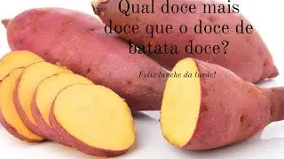 Não jogue a batata doce fora e ainda agrada as crianças fazendo doce.