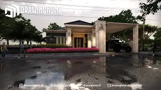 Pasad Rumah Klasik Modern Minimalis 10x20m | Bana Pas - Pasan