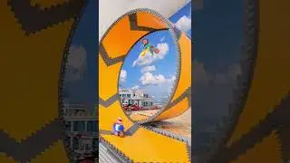 Testing the LEGO-Looping! 🏍️ #shorts