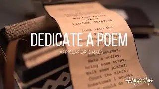 Dedicate a Poem | Custom-composed poetry in a vintage patterned wooden box | Happiclap Originals