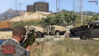 GTA V Vagos Gang Hideout Attack  + 10 Star Cop Chase Escape(RDE 4.0.1 Expansion)