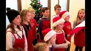 MRU children sing Frosty the Snowman