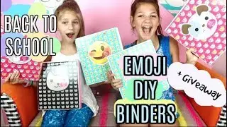 3 Back to School DIY Emoji Binder Ideas & GIVEAWAY