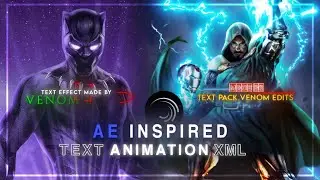 AE Inspired Text Animation Presets #01 | Alight Motion (Xml + Presets) | 