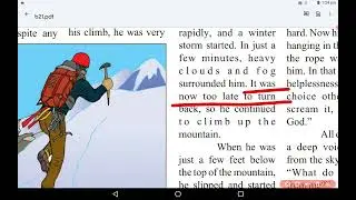Story Title-The rope and the mountain climber|| Let's Learn English