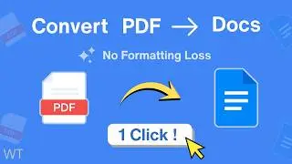 How to Convert PDF to Google Docs | Edit PDF in Google Docs