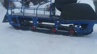Мотобуксировщик Егерь 600, 15л.с. и модуль толкач.