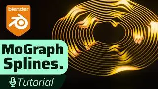 Abstract Curve Animation Blender Geo Nodes Tutorial