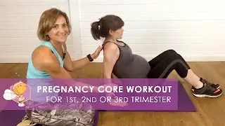 PREGNANCY CORE WORKOUT FOR TRIMESTER 1, 2 & 3