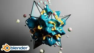 Blender Tutorial - Create This Simple 3D Abstract Design In Blender 3.1 / 