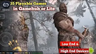 35 Playable Games in Gamehub or Gamehub Lite Android | Low End & High End Devices