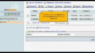 Importing databases and table with phpMyAdmin