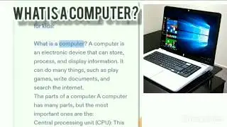 Basics of Computer | Introduction To Computer | Parts Of Computer | Computer | Computers Basics