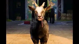 Сумасшедший козел разрушает город:Goat Simulator