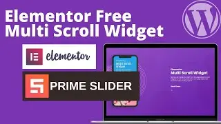 Free Elementor Multi Scroll Widget - Cara Membuat Multi Scroll di Elementor