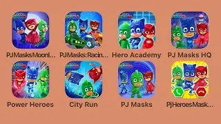 PJ Masks Moonlight Heroes,PJ Masks Racing Heroes,PJ Masks Hero Academy, PJ Masks HQ,Power Heroes