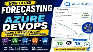 How to Forecast work using "Forecasting" feature in Azure | Planned vs Actual Velocity |Work items