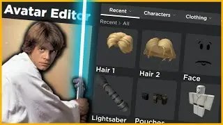How to Make a LUKE SKYWALKER Avatar on ROBLOX