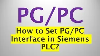 How to Set PG/PC Interface in Tamil | Siemens PLC