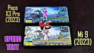 Poco x3 pro 2023 vs Xiaomi Mi 9 2023 | Pubg Speed test