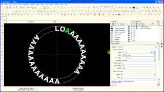 QCad How-to: Text between circles ...