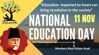 National Education Day 2022 | 10 lines speech on National Education Day #youtubevideos