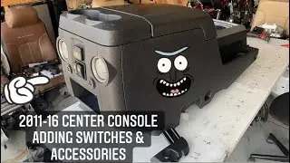 2011-16 Center Console Mods adding switches and how to run the wiring with E4Motors inverter