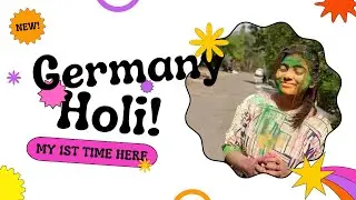 Holi Party in Germany | Indians in Cottbus , Germany