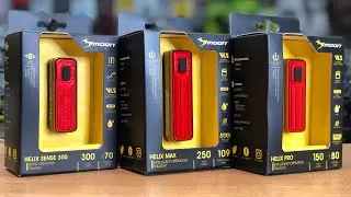 Moon Helix Max 250 / Moon Helix Pro 150 / Moon Helix Sense 300 Rear Bike Lights