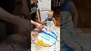 пробуем технику Флюид арт