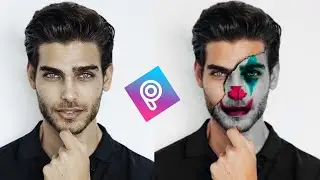 joker face editing picsart 2021 joker crack face effect how to make joker face  photo editing 2021
