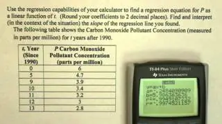 Linear Regression and Interpret Slope