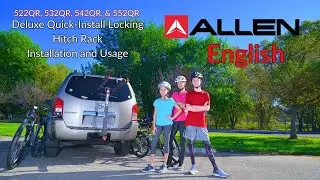Allen Sports Deluxe QR Hitch Rack Video