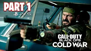 CALL OF DUTY BLACK OPS COLD WAR PS5 Walkthrough Gameplay Part 1 - INTRO (COD Campaign)