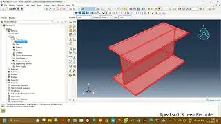 Composite  RC steel joint bond strength simulation in ABAQUS || Bridge girder 1