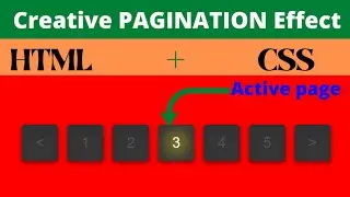 CSS Pagination UI Design || 