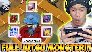 Eksperimen Full Jutsu Monster !!! Ninja Heroes New Era