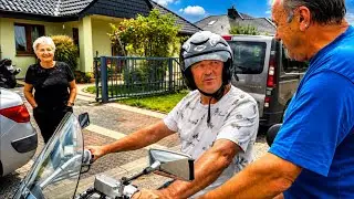 В гостях в Польше .Где жили и где сейчас живут наши родственники.Прокатился на классных мотоциклах.
