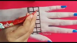 Sawan Special Easy Hand Mehndi Design ||