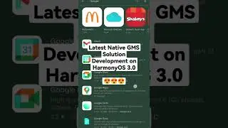 HMOS 3.0 Native GMS Latest Development...