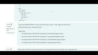 PHPMySQL Test | Spoken tutorial question paper | php| mysql