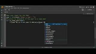 How to Find 2024 year is Leap Year or Not in python