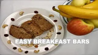 Easy Oatmeal Breakfast Bars (Vegan)